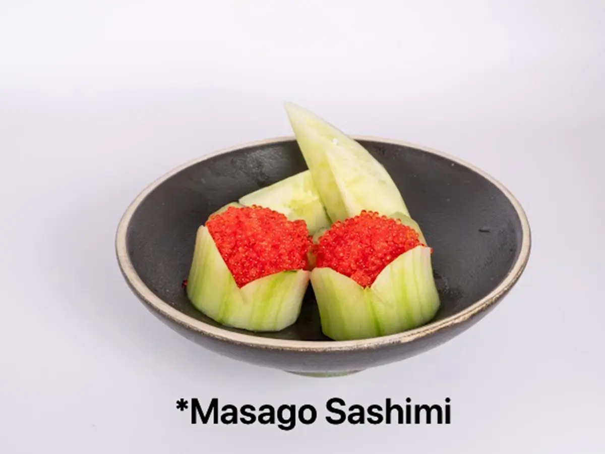 Massago Sashimi at Nara Revolving Sushi Bar, Japanese Retaurant in United States